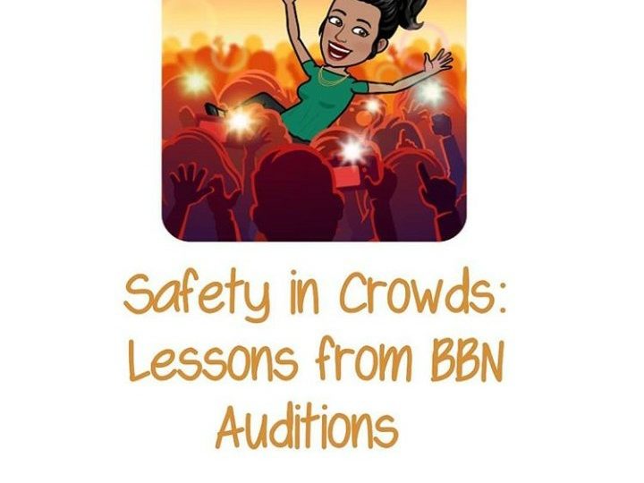 How to be safe in crowds